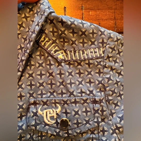 Cowboy Hardware 6 Month Cotton Onesie - Picture 7 of 8